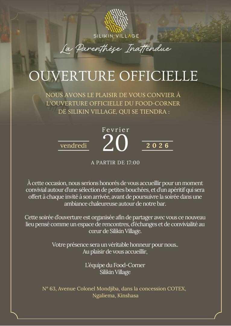 Le food corner de Silikin Village ouvre ses portes.
